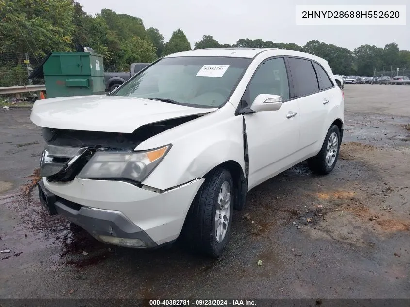 2HNYD28688H552620 2008 Acura Mdx Technology Package