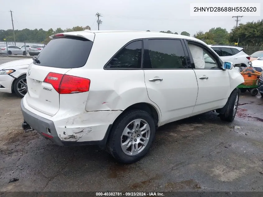 2008 Acura Mdx Technology Package VIN: 2HNYD28688H552620 Lot: 40382781