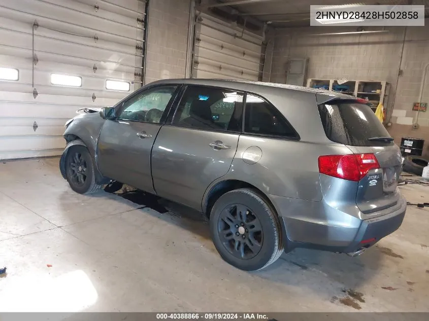 2HNYD28428H502858 2008 Acura Mdx Technology Package