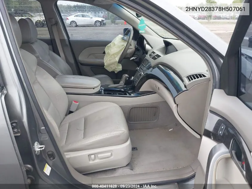 2HNYD28378H507061 2008 Acura Mdx Technology