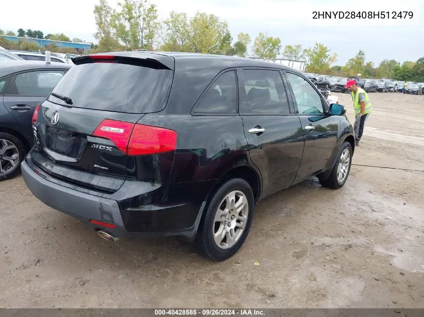 2HNYD28408H512479 2008 Acura Mdx Technology Package