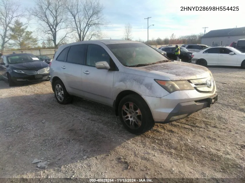 2HNYD28698H554425 2008 Acura Mdx Technology