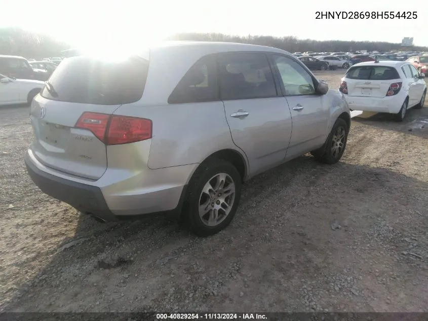 2HNYD28698H554425 2008 Acura Mdx Technology