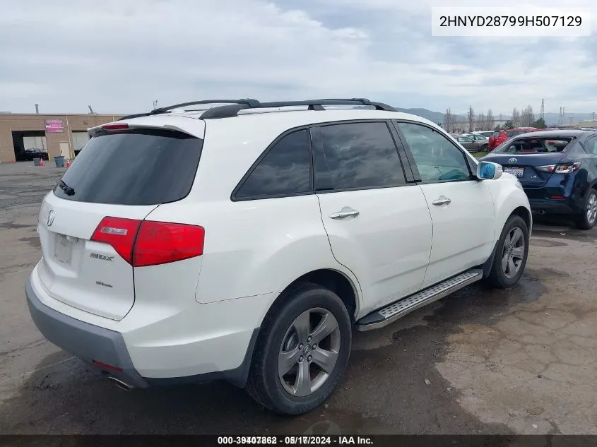 2HNYD28799H507129 2009 Acura Mdx Sport Package