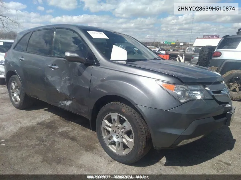 2HNYD28639H510874 2009 Acura Mdx Technology Package