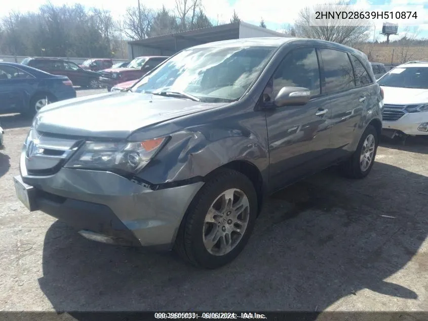 2HNYD28639H510874 2009 Acura Mdx Technology Package