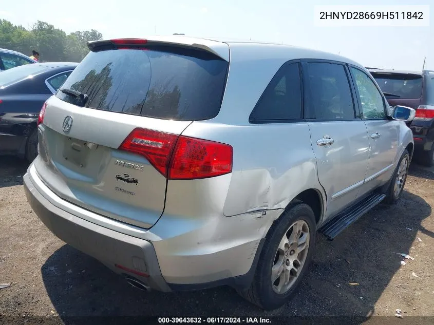 2HNYD28669H511842 2009 Acura Mdx Technology Package