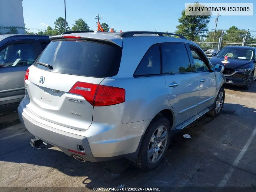 2009 Acura Mdx Technology Package VIN: 2HNYD28639H533085 Lot: 39931466