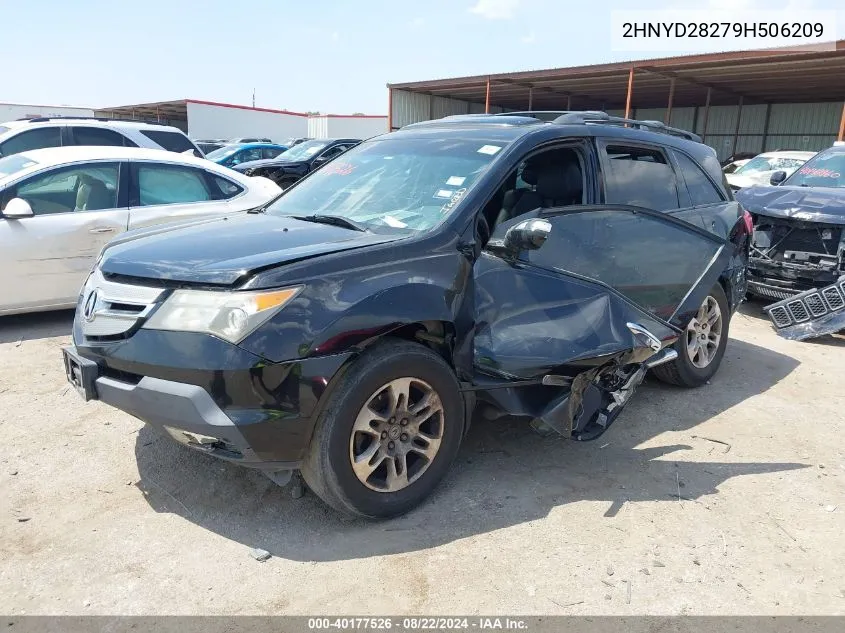 2HNYD28279H506209 2009 Acura Mdx