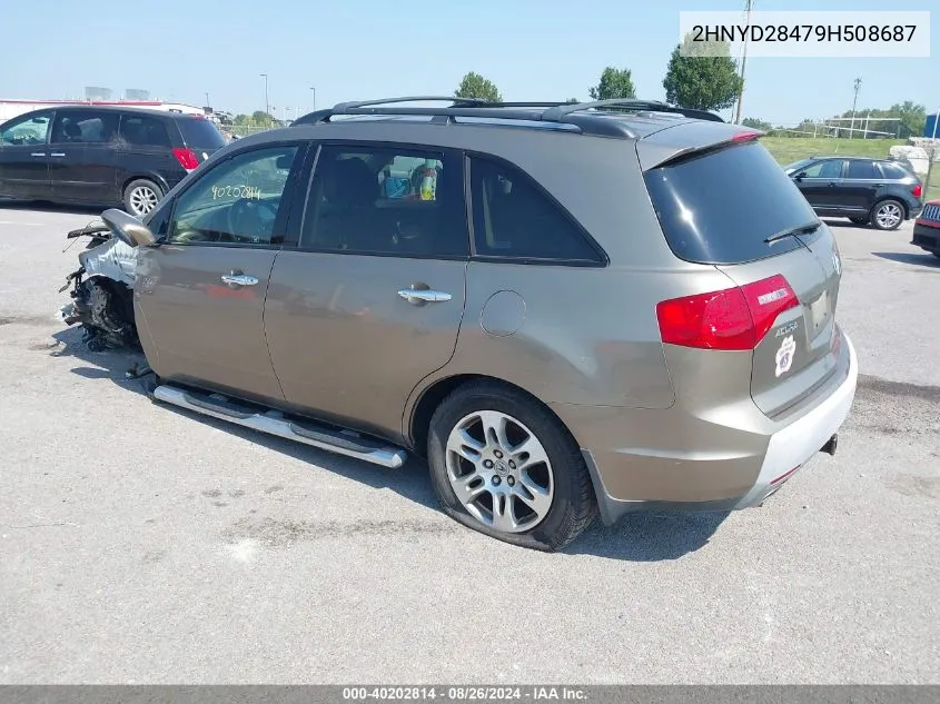 2009 Acura Mdx Technology Package VIN: 2HNYD28479H508687 Lot: 40202814