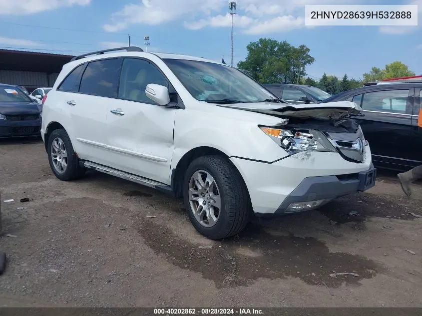 2009 Acura Mdx Technology Package VIN: 2HNYD28639H532888 Lot: 40202862