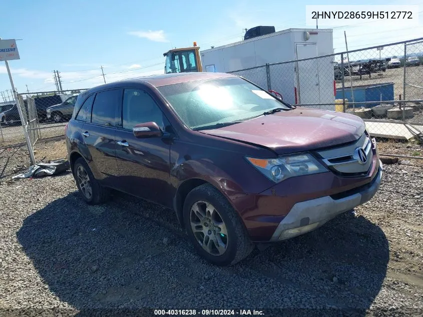 2HNYD28659H512772 2009 Acura Mdx Technology Package