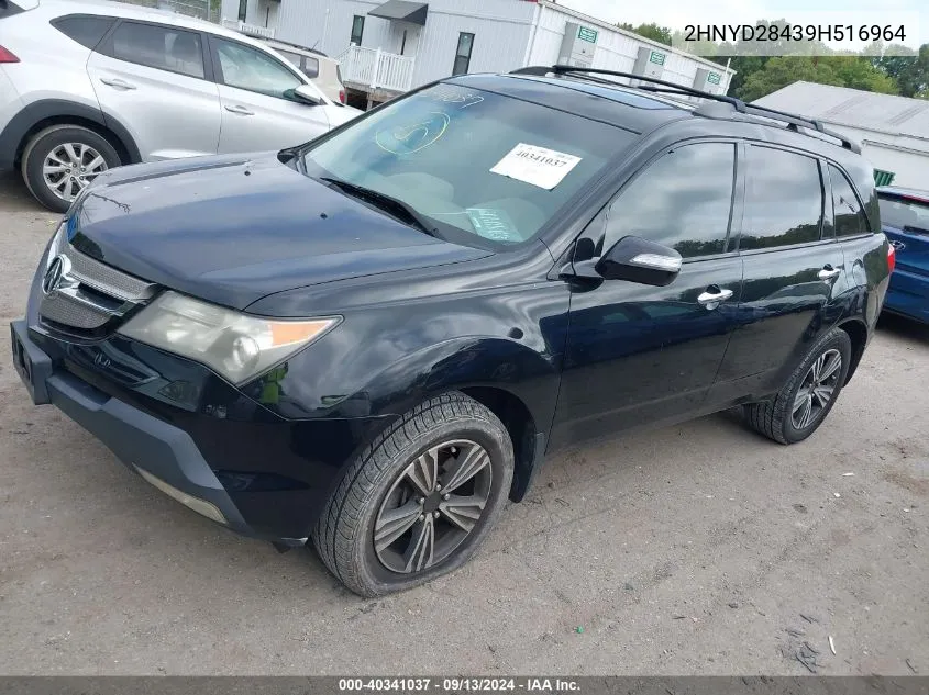 2HNYD28439H516964 2009 Acura Mdx Technology