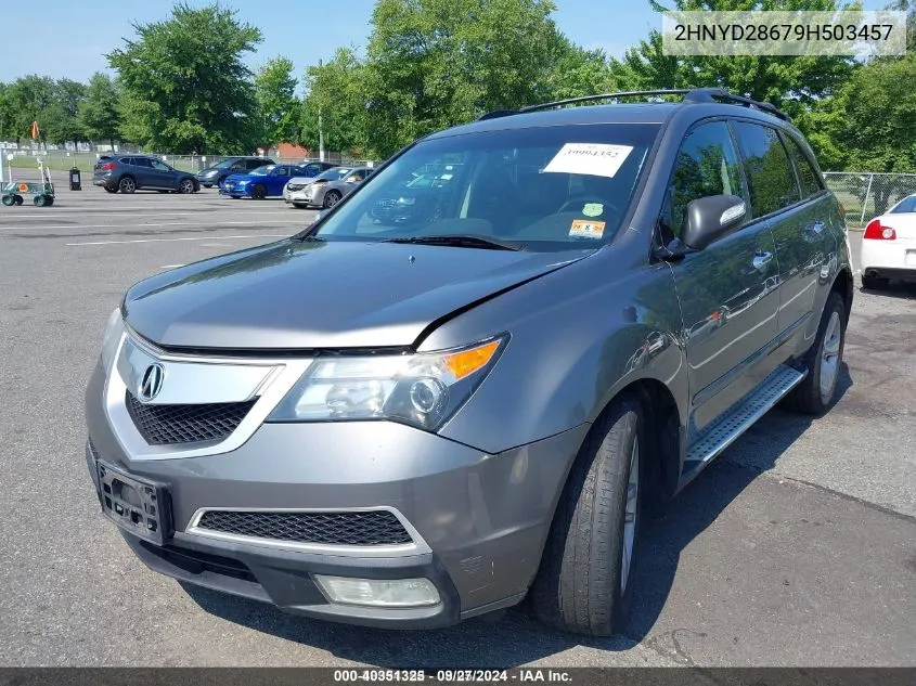 2009 Acura Mdx Technology Package VIN: 2HNYD28679H503457 Lot: 40351325