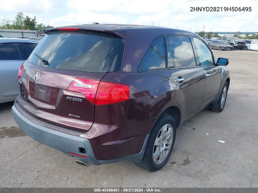 2HNYD28219H506495 2009 Acura Mdx