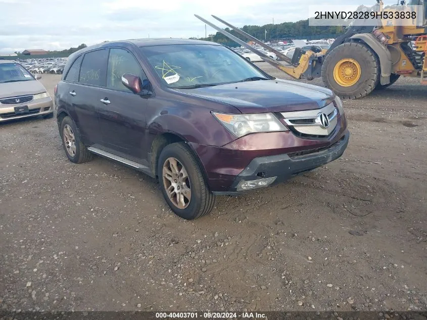 2HNYD28289H533838 2009 Acura Mdx