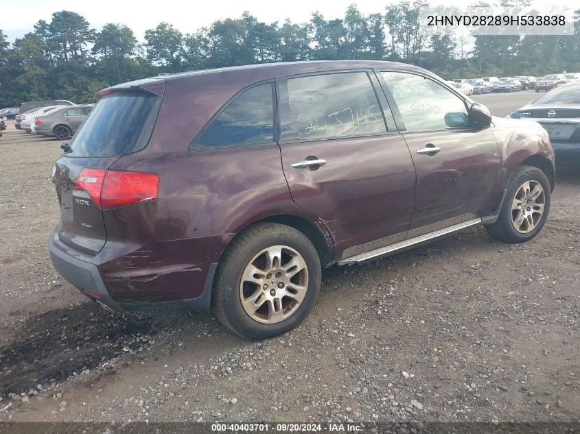 2HNYD28289H533838 2009 Acura Mdx