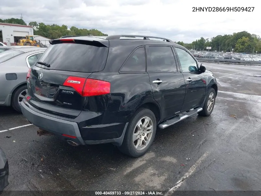 2009 Acura Mdx Technology Package VIN: 2HNYD28669H509427 Lot: 40459733