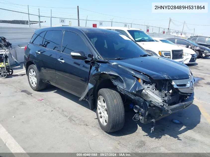 2009 Acura Mdx Technology Package VIN: 2HNYD28489H531864 Lot: 40461568