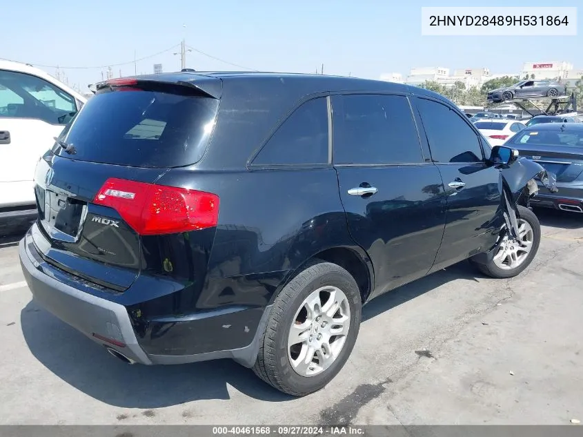 2009 Acura Mdx Technology Package VIN: 2HNYD28489H531864 Lot: 40461568