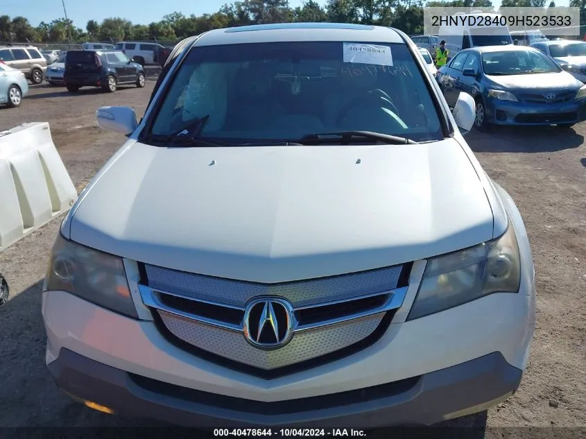 2009 Acura Mdx Technology Package VIN: 2HNYD28409H523533 Lot: 40478644