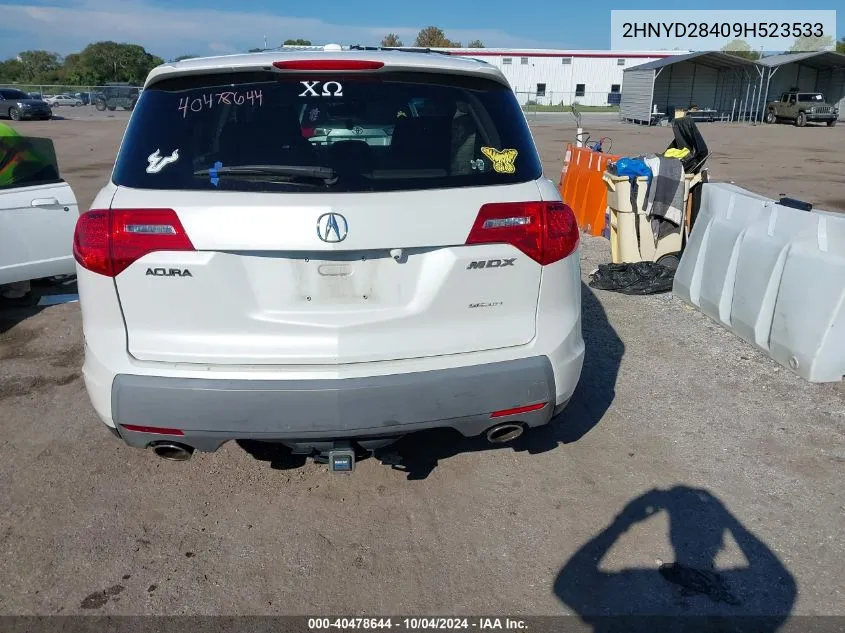 2009 Acura Mdx Technology Package VIN: 2HNYD28409H523533 Lot: 40478644