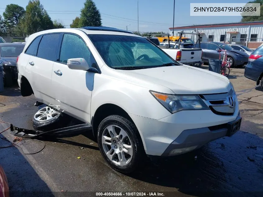 2009 Acura Mdx Technology Package VIN: 2HNYD28479H526834 Lot: 40504666