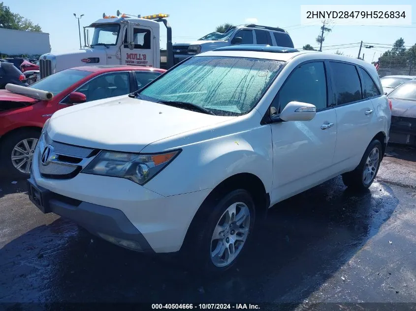 2009 Acura Mdx Technology Package VIN: 2HNYD28479H526834 Lot: 40504666