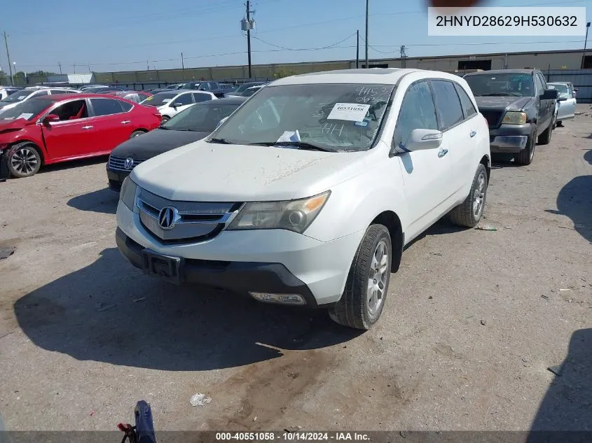 2009 Acura Mdx Technology Package VIN: 2HNYD28629H530632 Lot: 40551058