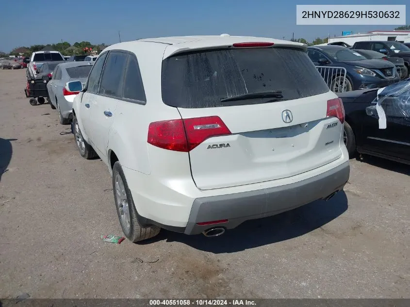 2009 Acura Mdx Technology Package VIN: 2HNYD28629H530632 Lot: 40551058