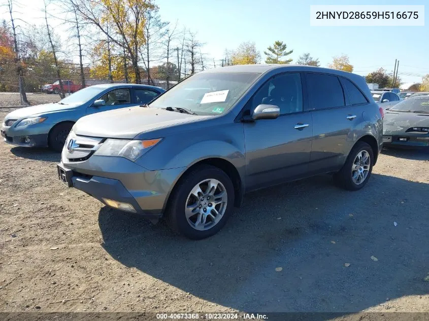 2009 Acura Mdx Technology Package VIN: 2HNYD28659H516675 Lot: 40673368