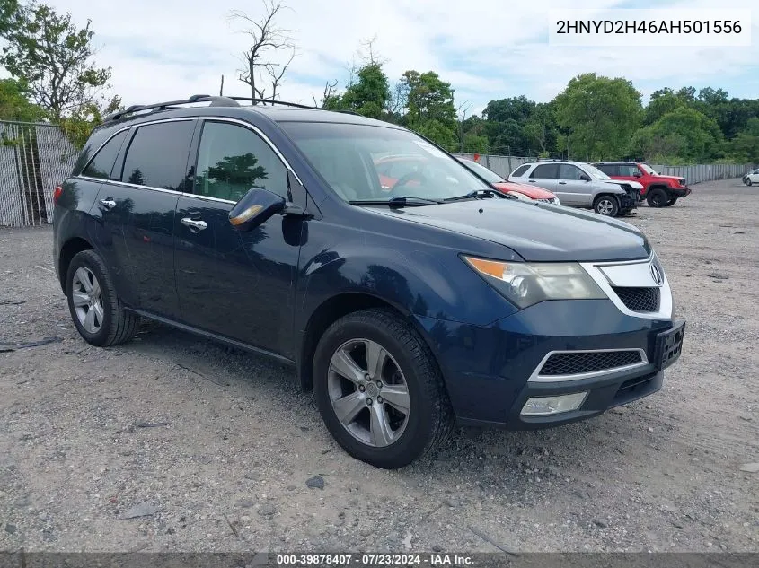 2010 Acura Mdx Technology Package VIN: 2HNYD2H46AH501556 Lot: 39878407