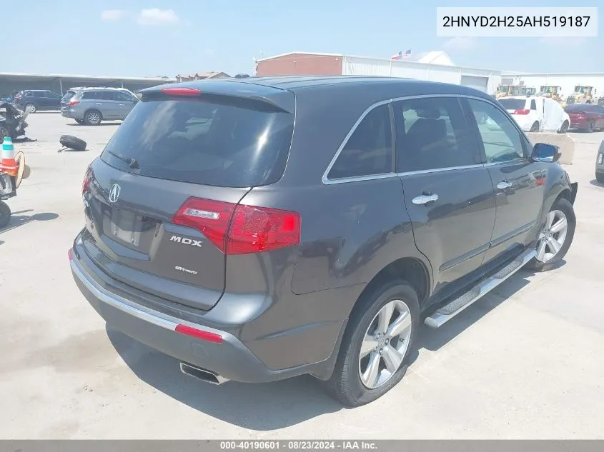 2HNYD2H25AH519187 2010 Acura Mdx