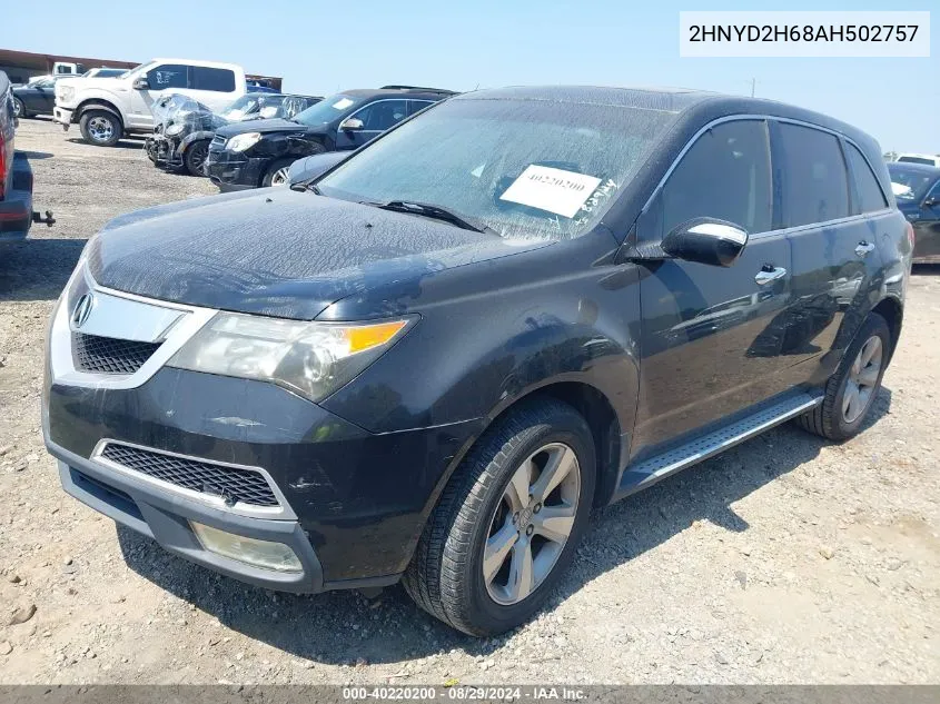 2HNYD2H68AH502757 2010 Acura Mdx Technology Package