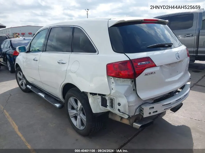 2010 Acura Mdx Technology Package VIN: 2HNYD2H44AH525659 Lot: 40401108