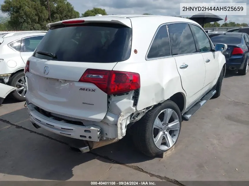 2010 Acura Mdx Technology Package VIN: 2HNYD2H44AH525659 Lot: 40401108