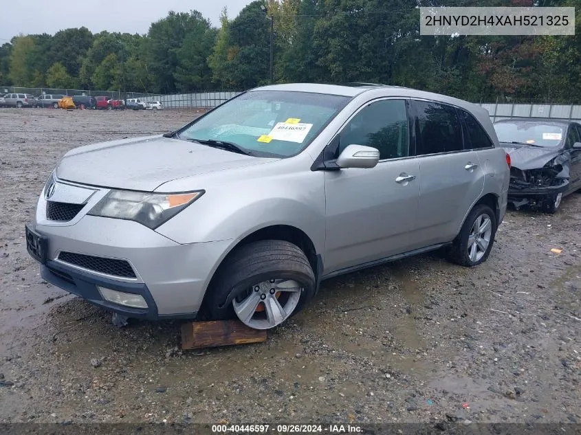 2010 Acura Mdx Technology Package VIN: 2HNYD2H4XAH521325 Lot: 40446597