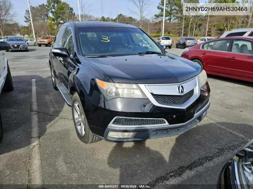 2010 Acura Mdx VIN: 2HNYD2H69AH530468 Lot: 40455217