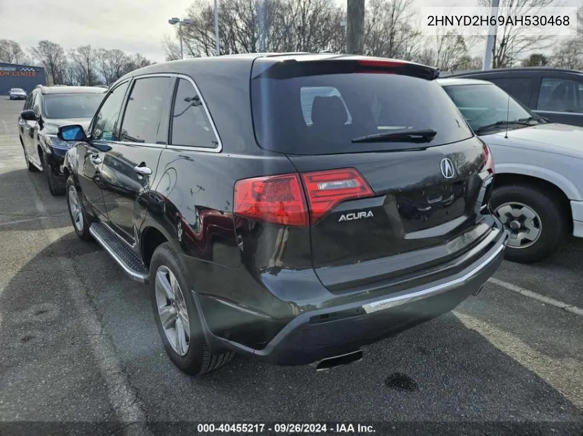 2010 Acura Mdx VIN: 2HNYD2H69AH530468 Lot: 40455217