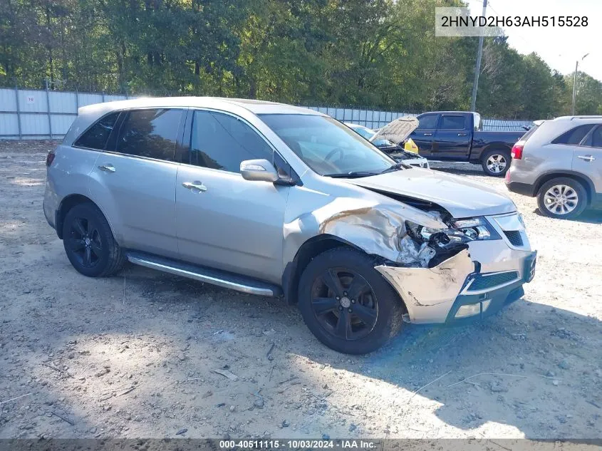 2010 Acura Mdx Technology Package VIN: 2HNYD2H63AH515528 Lot: 40511115