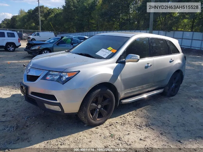 2010 Acura Mdx Technology Package VIN: 2HNYD2H63AH515528 Lot: 40511115