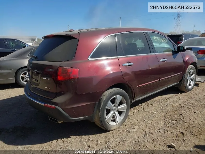 2010 Acura Mdx Technology Package VIN: 2HNYD2H65AH532573 Lot: 40535034