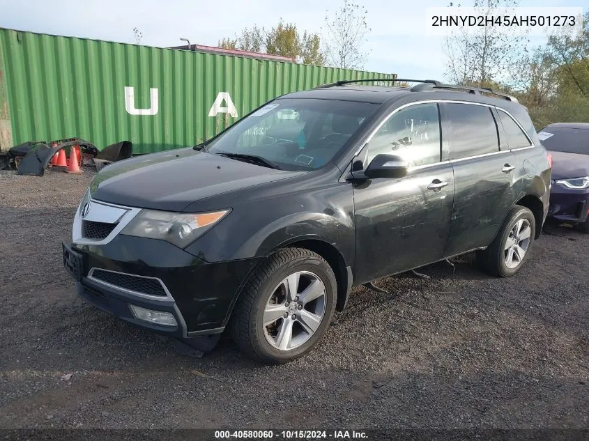 2010 Acura Mdx Technology Package VIN: 2HNYD2H45AH501273 Lot: 40580060