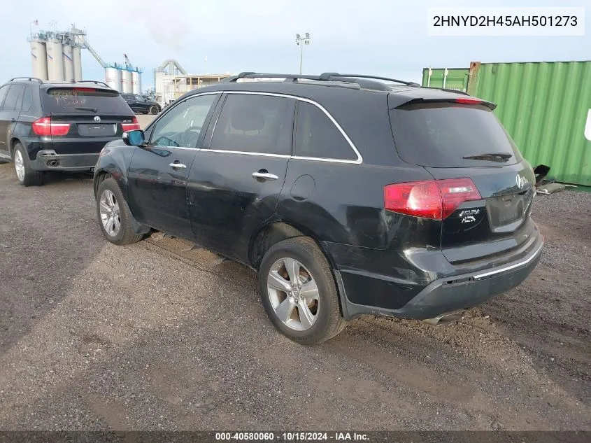 2010 Acura Mdx Technology Package VIN: 2HNYD2H45AH501273 Lot: 40580060