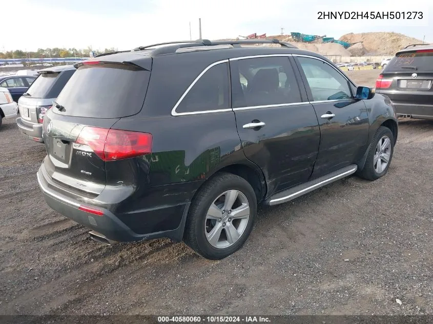 2010 Acura Mdx Technology Package VIN: 2HNYD2H45AH501273 Lot: 40580060