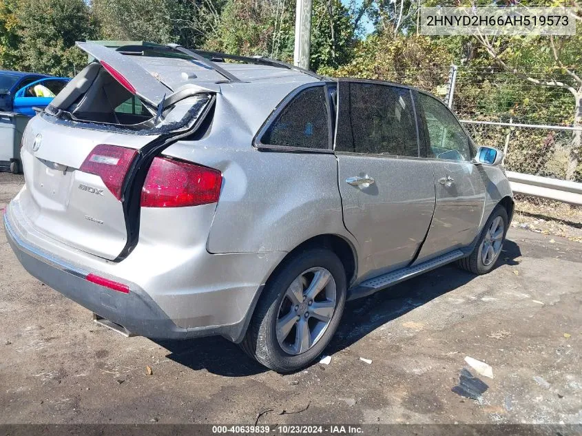 2010 Acura Mdx Technology Package VIN: 2HNYD2H66AH519573 Lot: 40639839