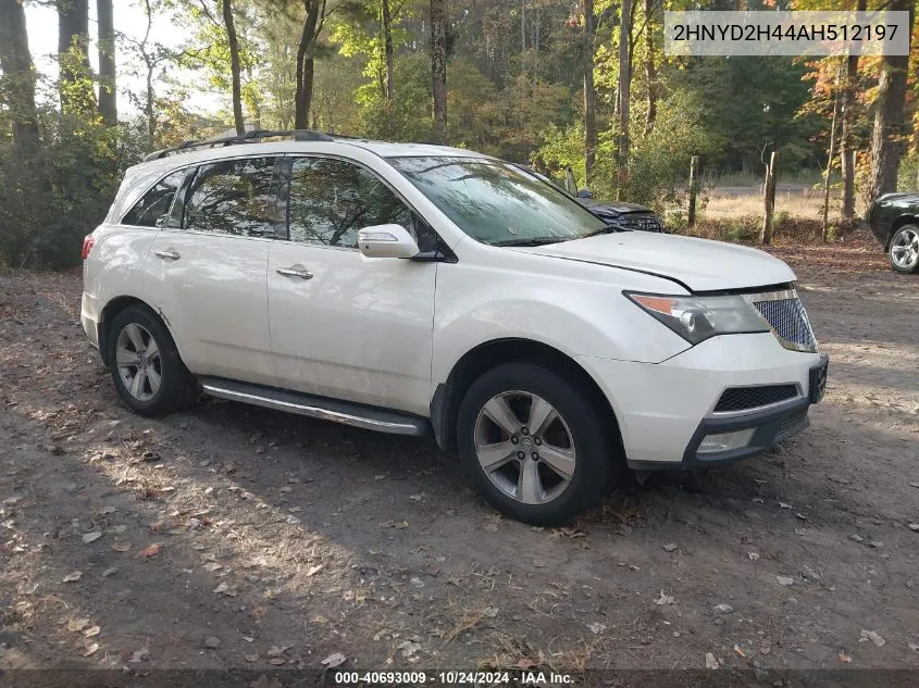 2010 Acura Mdx Technology Package VIN: 2HNYD2H44AH512197 Lot: 40693009