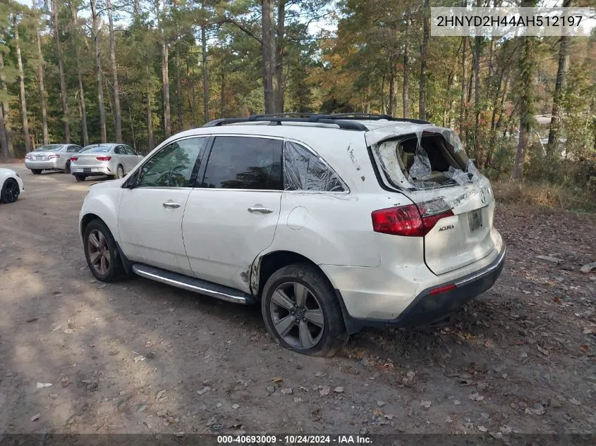 2010 Acura Mdx Technology Package VIN: 2HNYD2H44AH512197 Lot: 40693009