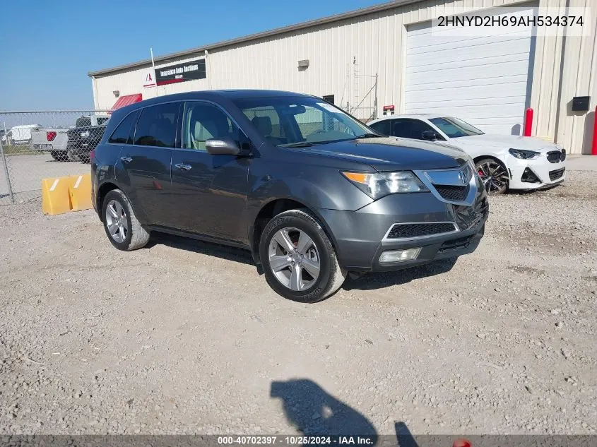 2010 Acura Mdx Technology Package VIN: 2HNYD2H69AH534374 Lot: 40702397