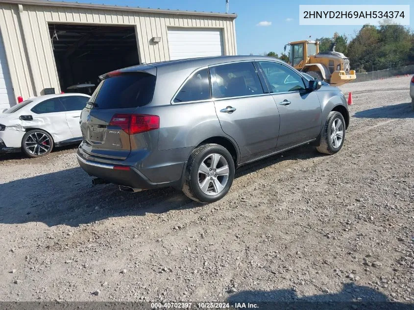 2010 Acura Mdx Technology Package VIN: 2HNYD2H69AH534374 Lot: 40702397